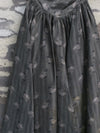 Mutedance 25 Autumn/Winter Round Neck Top Skirt Plant Dye Highly Handmade MD-MD25FW70-dark green (MD25FW65)